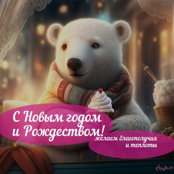 Поздравляем с Новым годом и Рождеством!